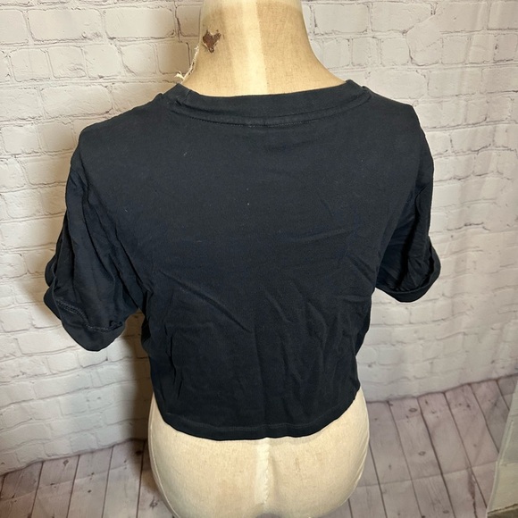 Adidas Adicilor Essentials Women's Black Crop Top - Picture 3 of 7